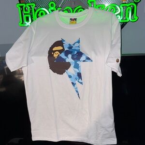 A BATHING APE BAPE Tee from Men's Summer Bag Premium Bundle White 100% Authentic